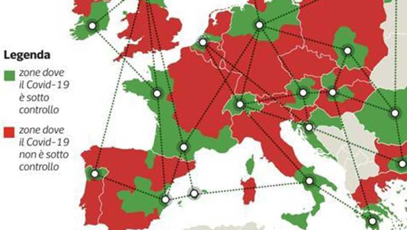 Turismo: uno studio francese mappa la Sardegna come “Zona rossa”